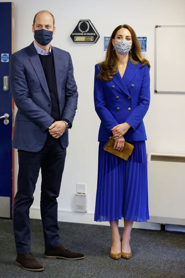 The Duchess Of Cambridge Wows In Royal Blue On Tour Of Scotland With Prince William