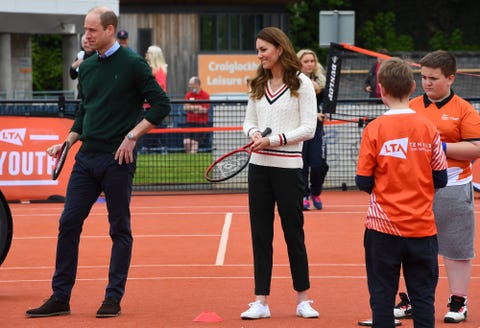 The Duke And Duchess Of Cambridge Play Tennis On Last Day Of Royal Tour Of Scotland The Duke And Duchess Of Cambridge Play Tennis On Last Day Of Royal Tour Of Scotland