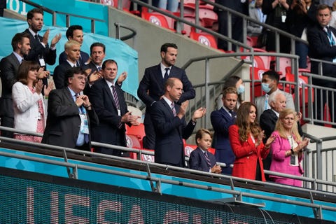 The Duke and Duchess of Cambridge take Prince George to watch England ...