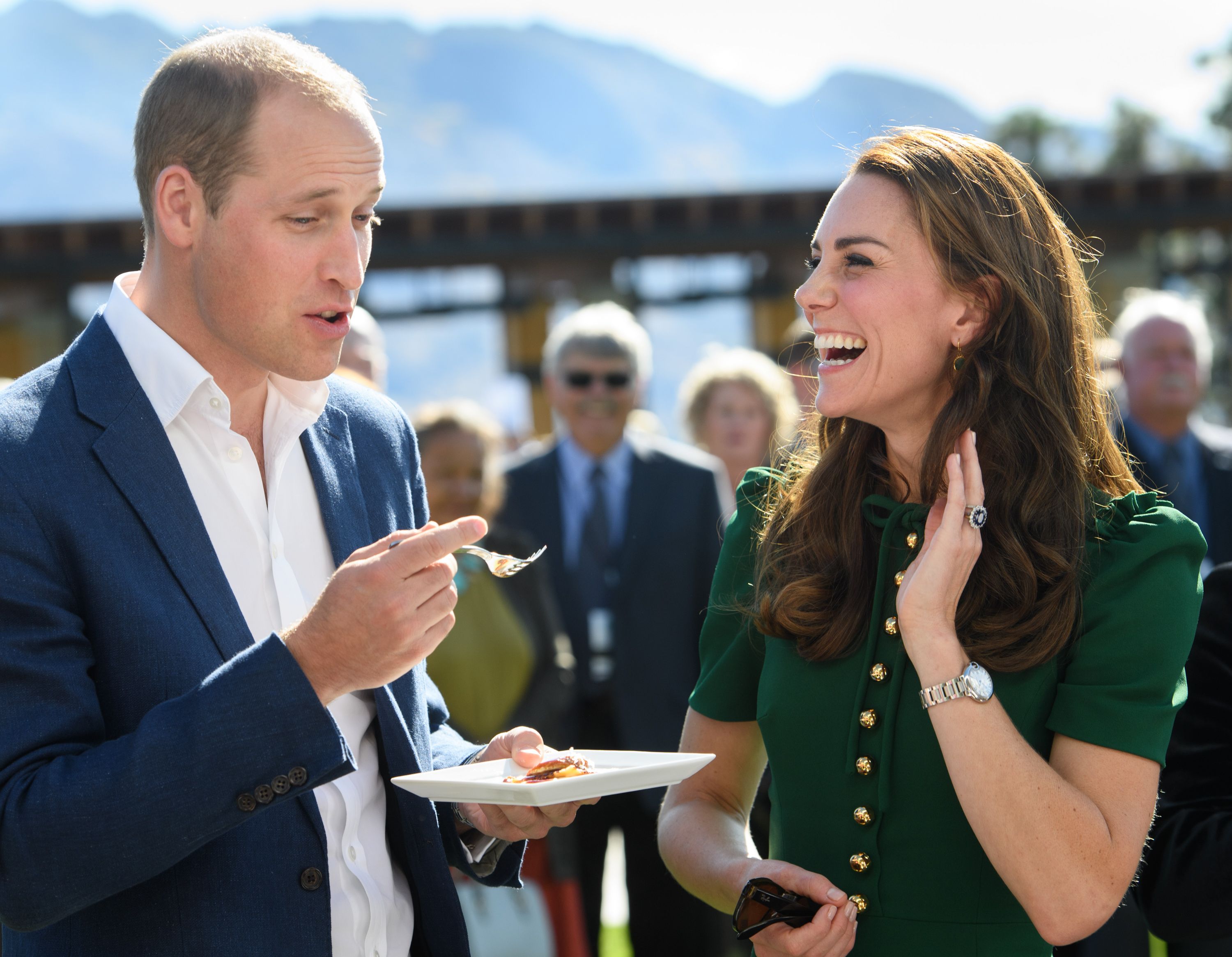 Prince William and Kate Middleton Laughing - Photos of Prince William and Kate  Middleton