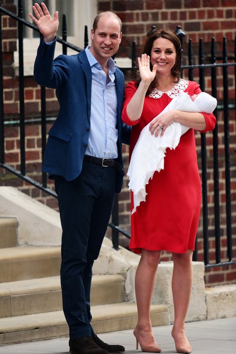 The Duke & Duchess Of Cambridge Depart The Lindo Wing With Their New Son