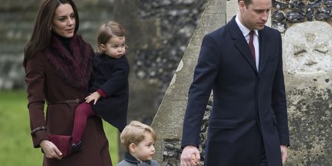the middleton family attend church on christmas day