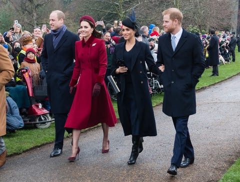 the royal family goes to church on christmas day