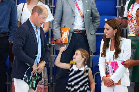 Prince William, Kate Middleton and Princess Charlotte at the Commonwealth Games Prince William, Kate Middleton and Princess Charlotte at the Commonwealth Games