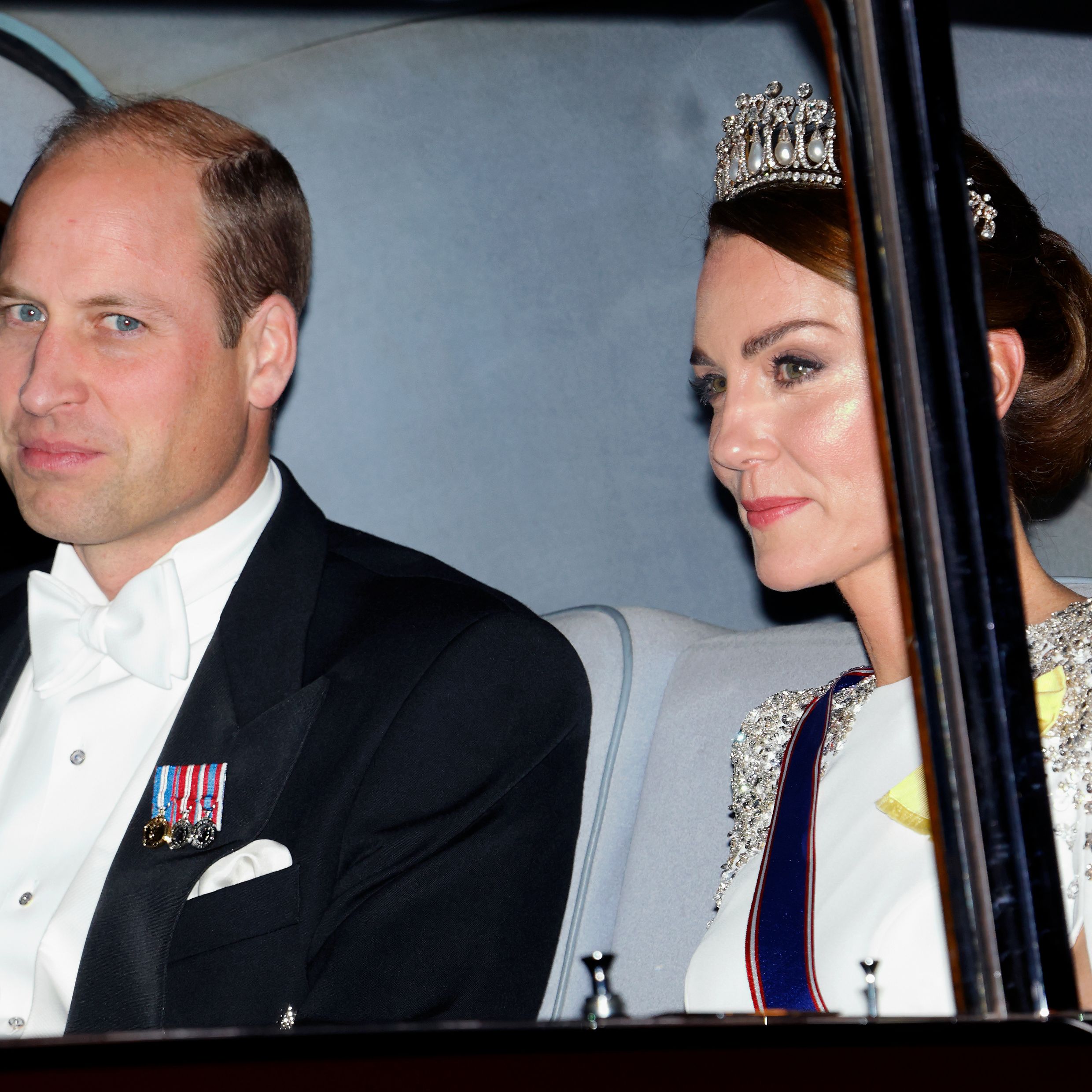 The Royals Followed Strict Protocol By Sitting Exactly 45 Centimeters Apart at a State Banquet Last Night
