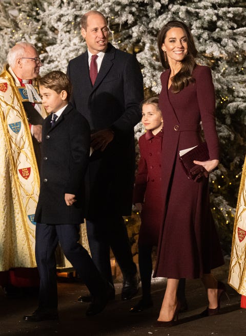 the british royal family attend the 'together at christmas' carol service