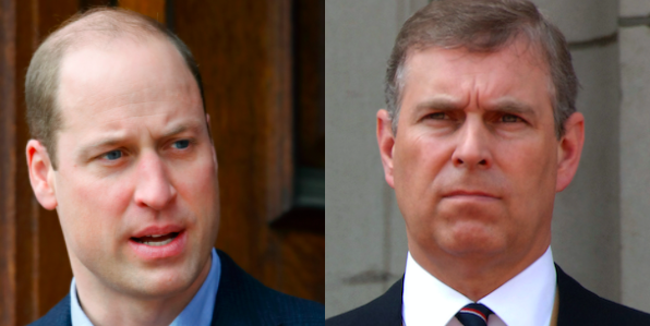 Prince William had an uncomfortable reaction after being asked about Prince Andrew