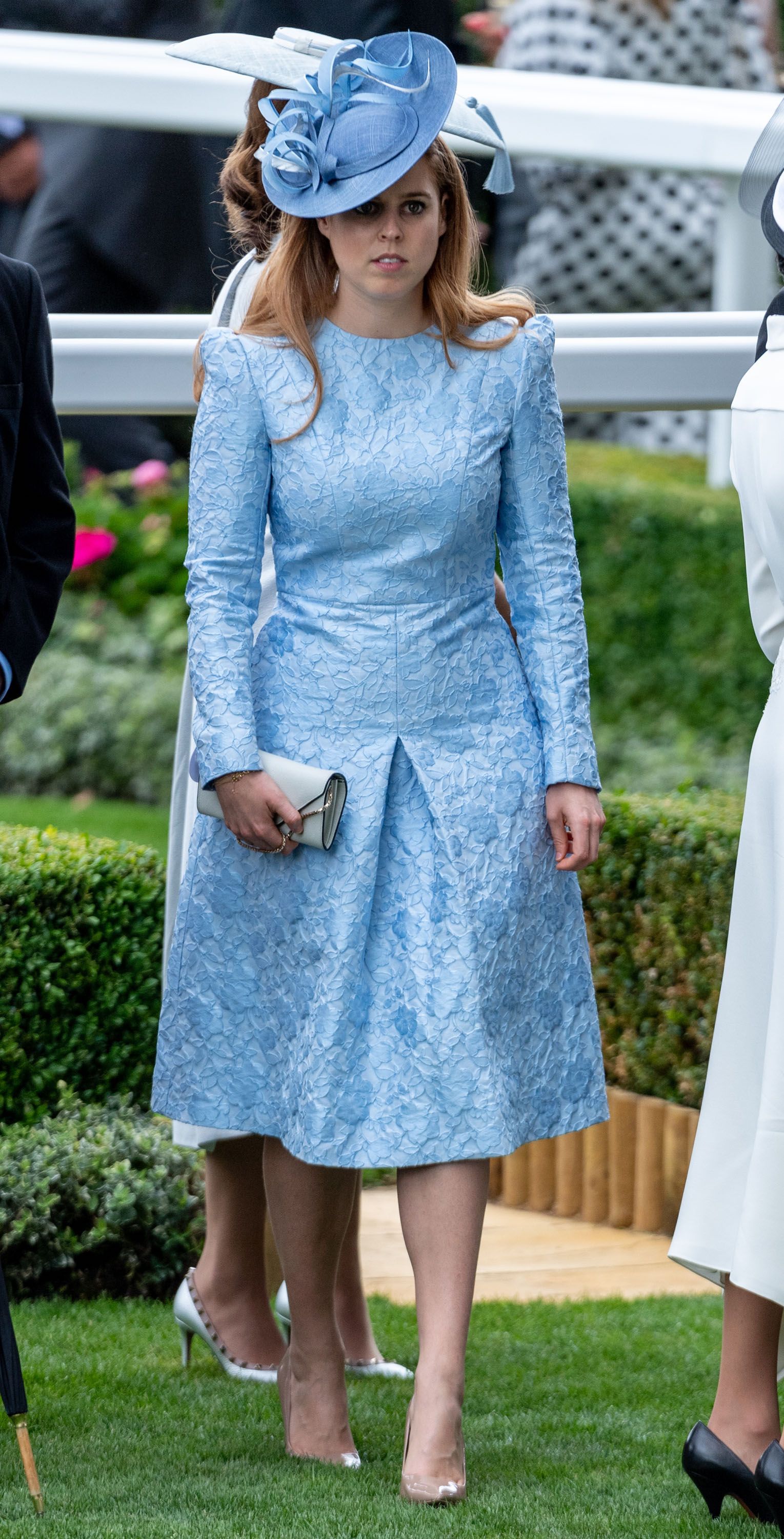 blue ascot hat