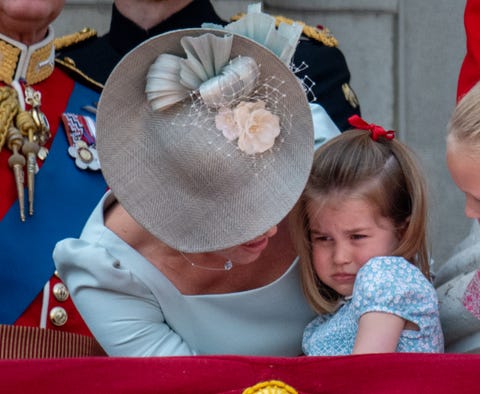 Photos of Prince George and Princess Charlotte at Trooping the Colour 2018