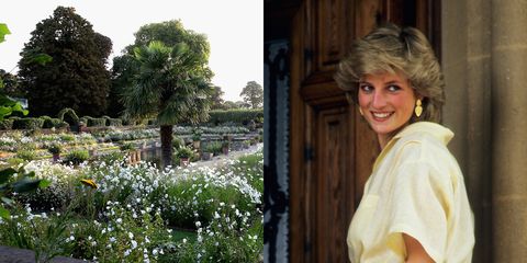 This is why the Princess Diana memorial garden is completely white