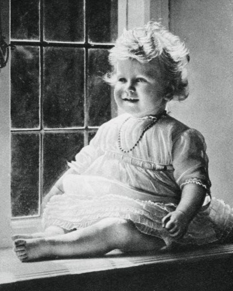 princess elizabeth aged 1, 1927