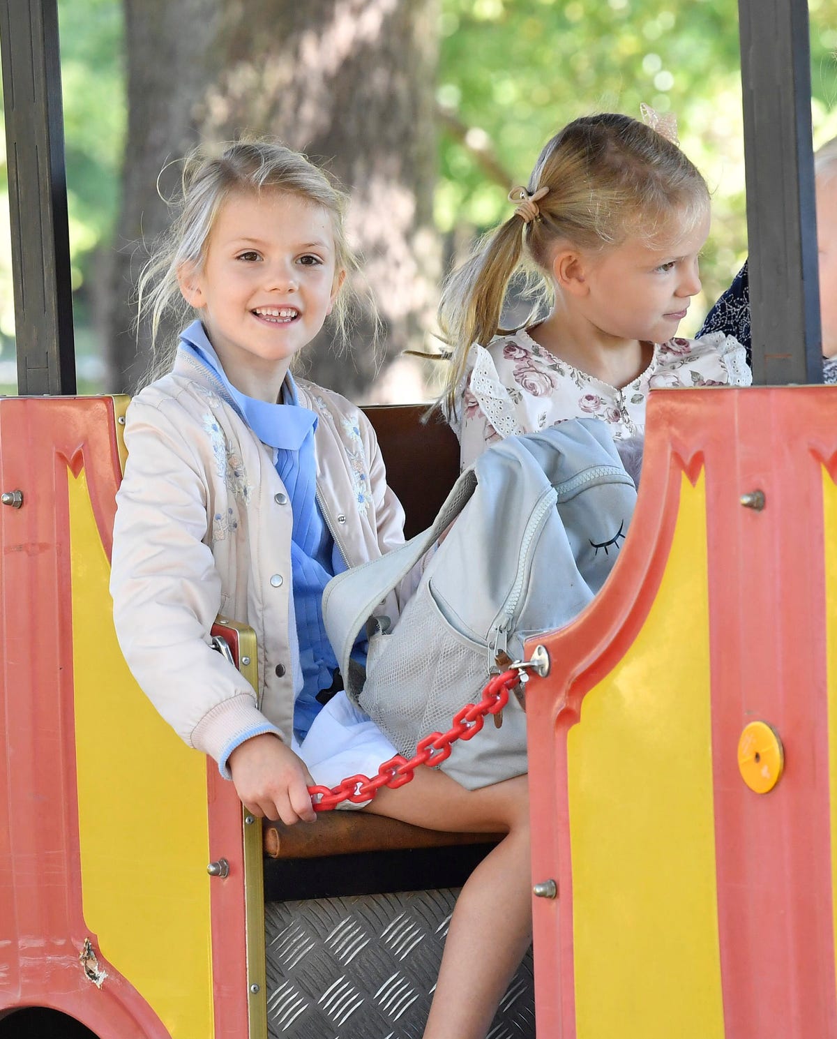 Swedens Princess Estelle Has First Day Of School At Campus Manilla In