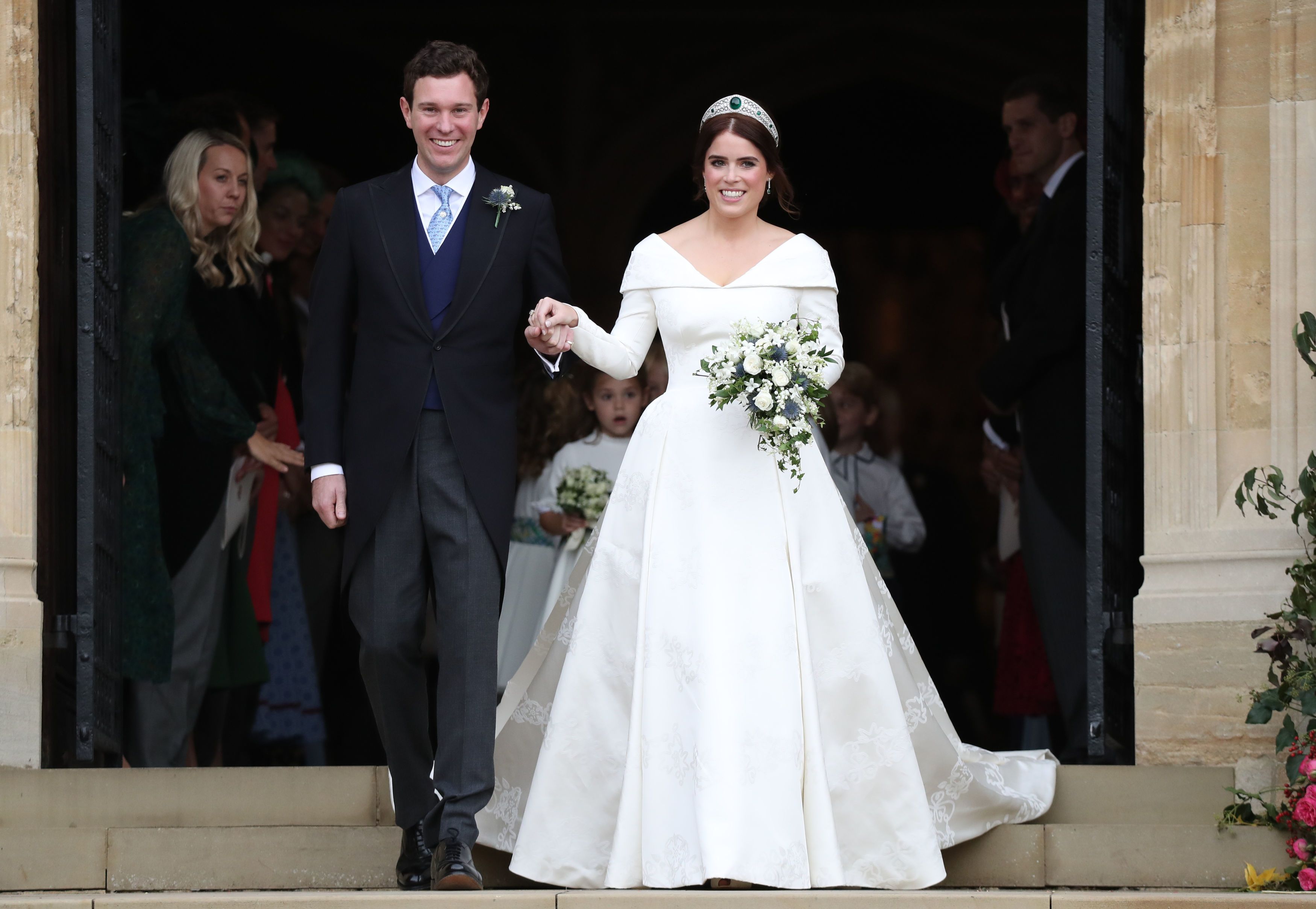 Princess Eugenie And Jack Brooksbank S Wedding Outfits Go On
