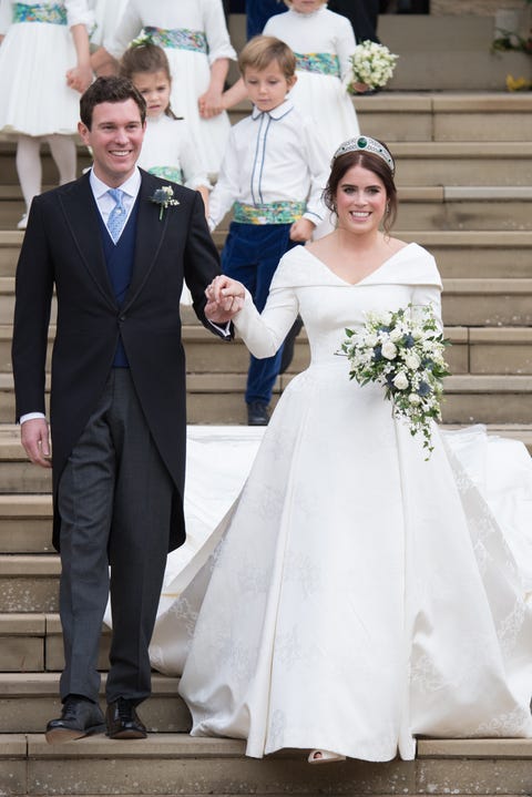 12 Hidden Details You Missed On Princess Eugenie S Wedding Dress Princess Eugenie S Wedding Dress