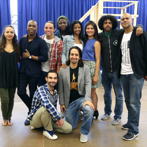 "hamilton" broadway rehearsals