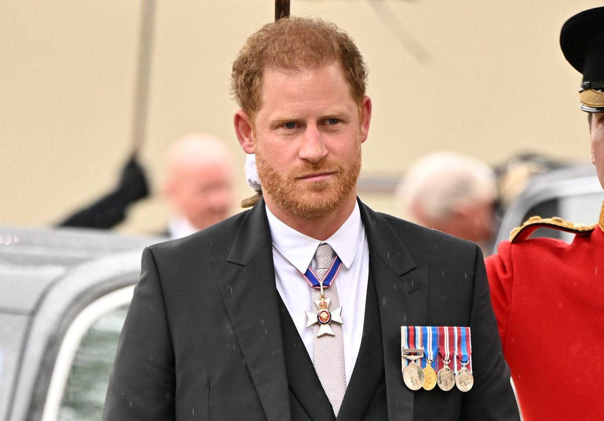 Prince Harry Makes a Stop Before Heading Home After Coronation