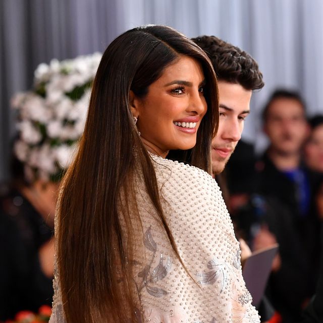 los angeles, california   january 26 l r priyanka chopra and nick jonas attend the 62nd annual grammy awards at staples center on january 26, 2020 in los angeles, california photo by amy sussmangetty images
