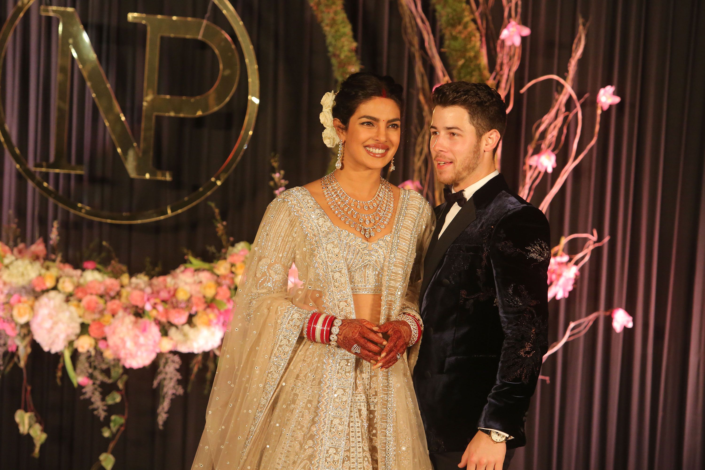 priyanka chopra wedding saree