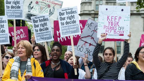 Pro-Choice Demonstration In London