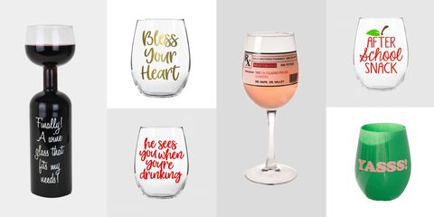Featured image of post Novelty Wine Glasses Uk - Wine bottle glass 18th 21st 50th large red white birthday party novelty gift.