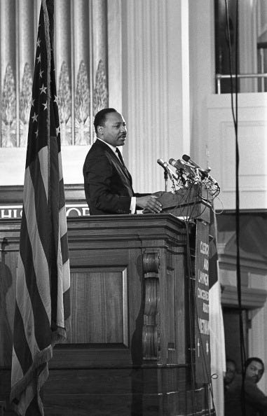 dr king speaks at new york avenue presbyterian church