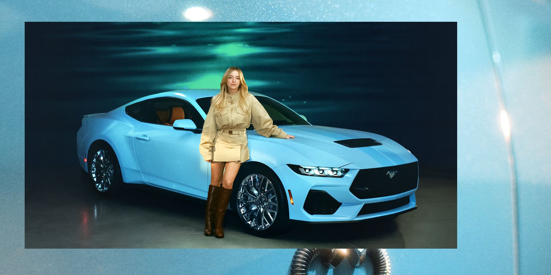Here's Sydney Sweeney's Take on the 2024 Mustang GT