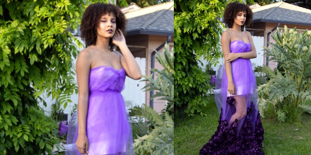 This Girl Made Her Own Prom Dress For 15 0970