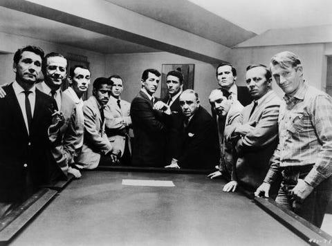 Original 1960 'Oceans 11' movie poster Original 1960 'Oceans 11' movie poster