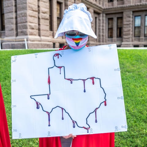 protestors rally against restrictive new texas abortion law in austin