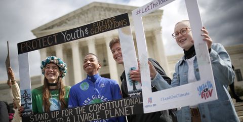 'Our Children's Trust' Holds Rally At U.S. Supreme Court