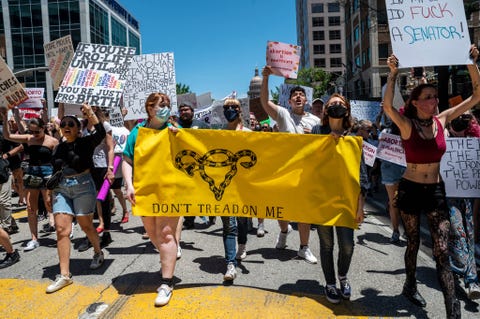 protestors rally against restrictive new texas abortion law in austin