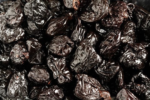 Prunes, close-up