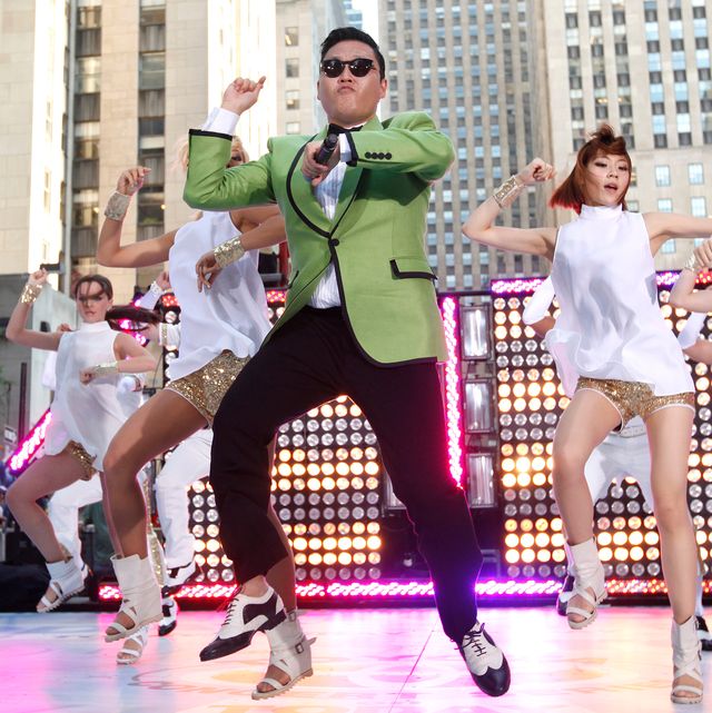 mandatory credit photo by jason decrowinvisionapshutterstock 9056138l
south korean rapper psy performs his massive k pop hit gangnam style live on nbcs today show, in new york
psy performs on today, new york, usa