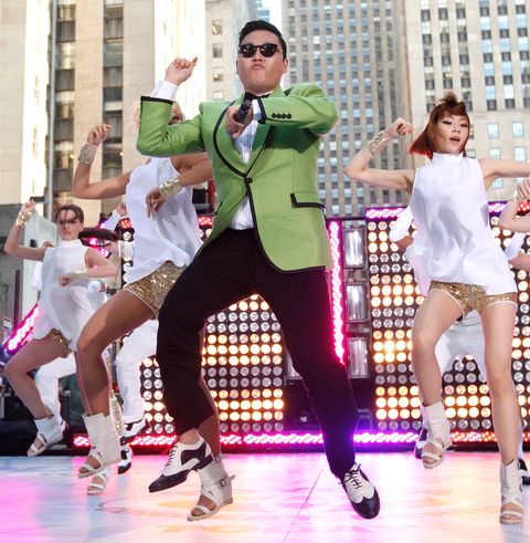mandatory credit photo by jason decrowinvisionapshutterstock 9056138l
south korean rapper psy performs his massive k pop hit gangnam style live on nbcs today show, in new york
psy performs on today, new york, usa
