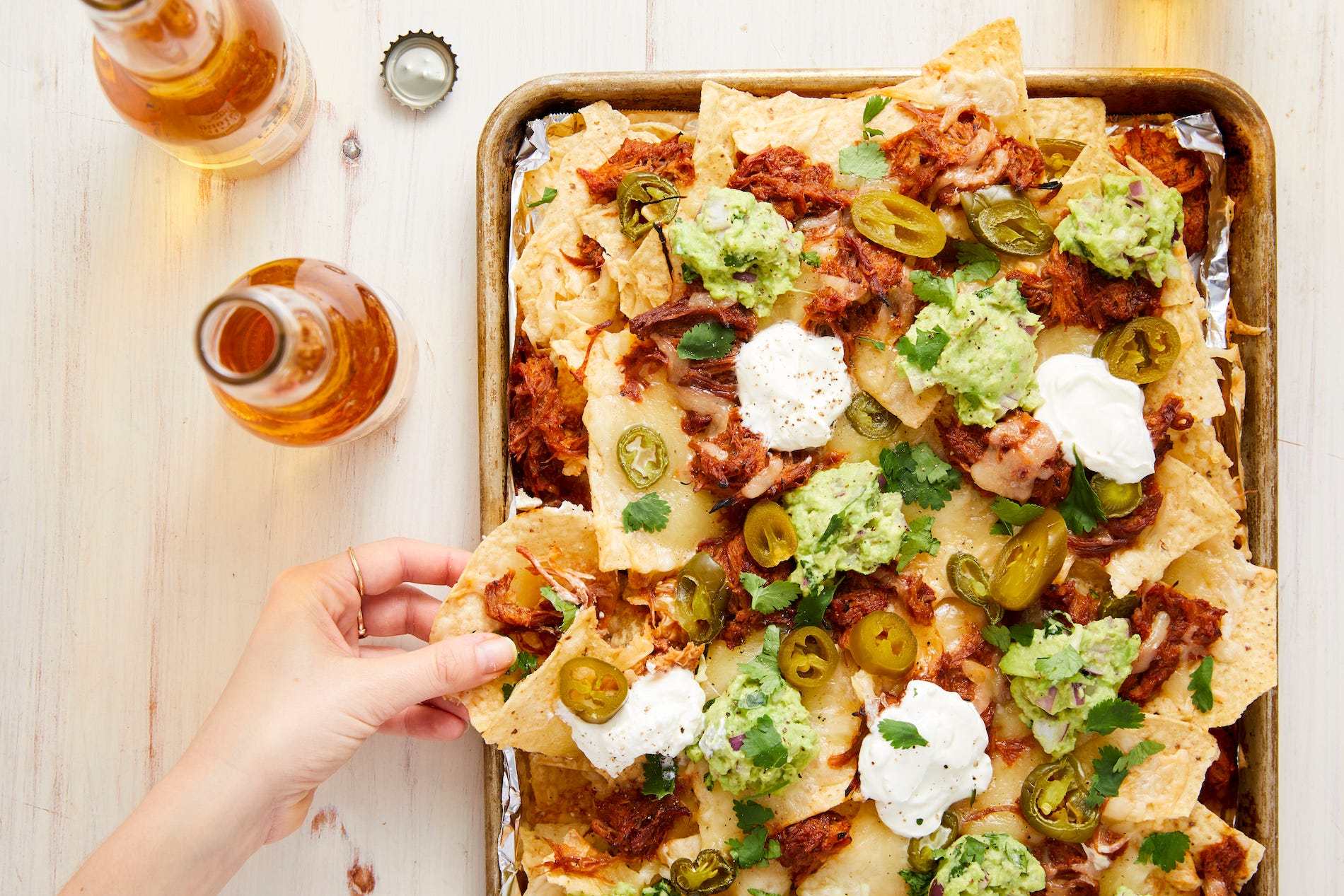 These Pulled Pork Nachos Are Guaranteed To Draw A Crowd