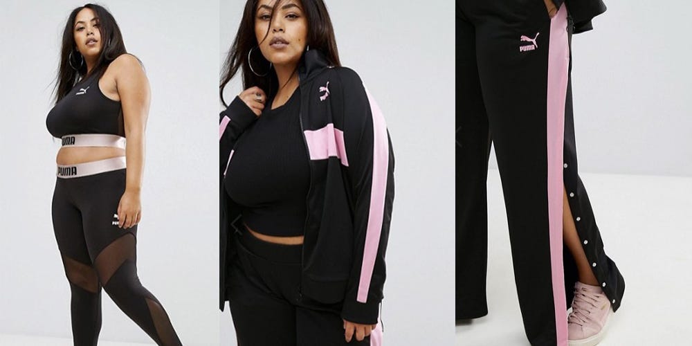 puma plus size jogging suits