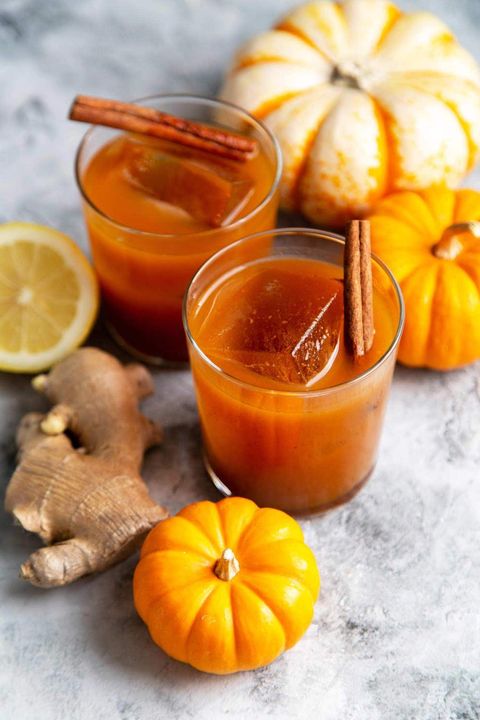 pumpkin bourbon cocktail