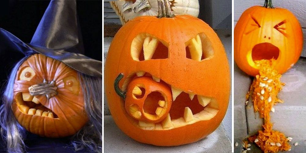 24 pumpkin ideas - Halloween pumpkin carving ideas