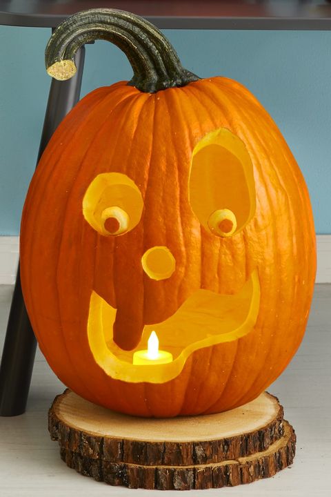 pumpkin carving ideas goofy grin