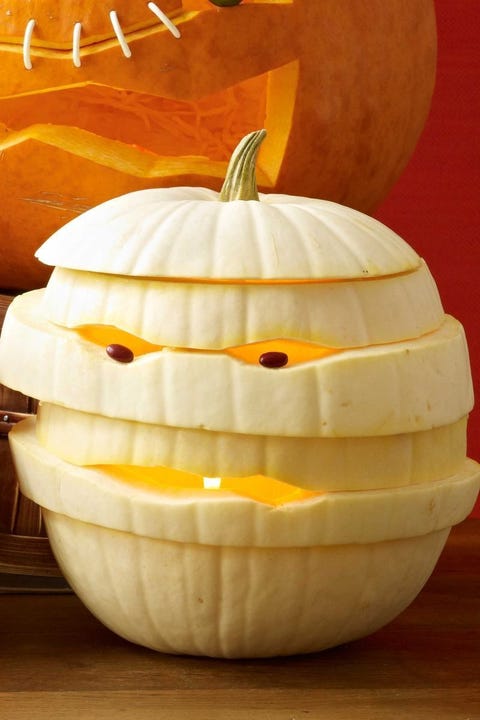 pumpkin carving ideas white