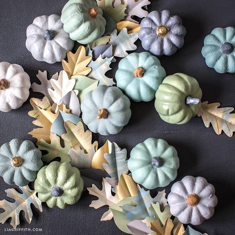 pumpkin painting ideas neutral painted pumpkins