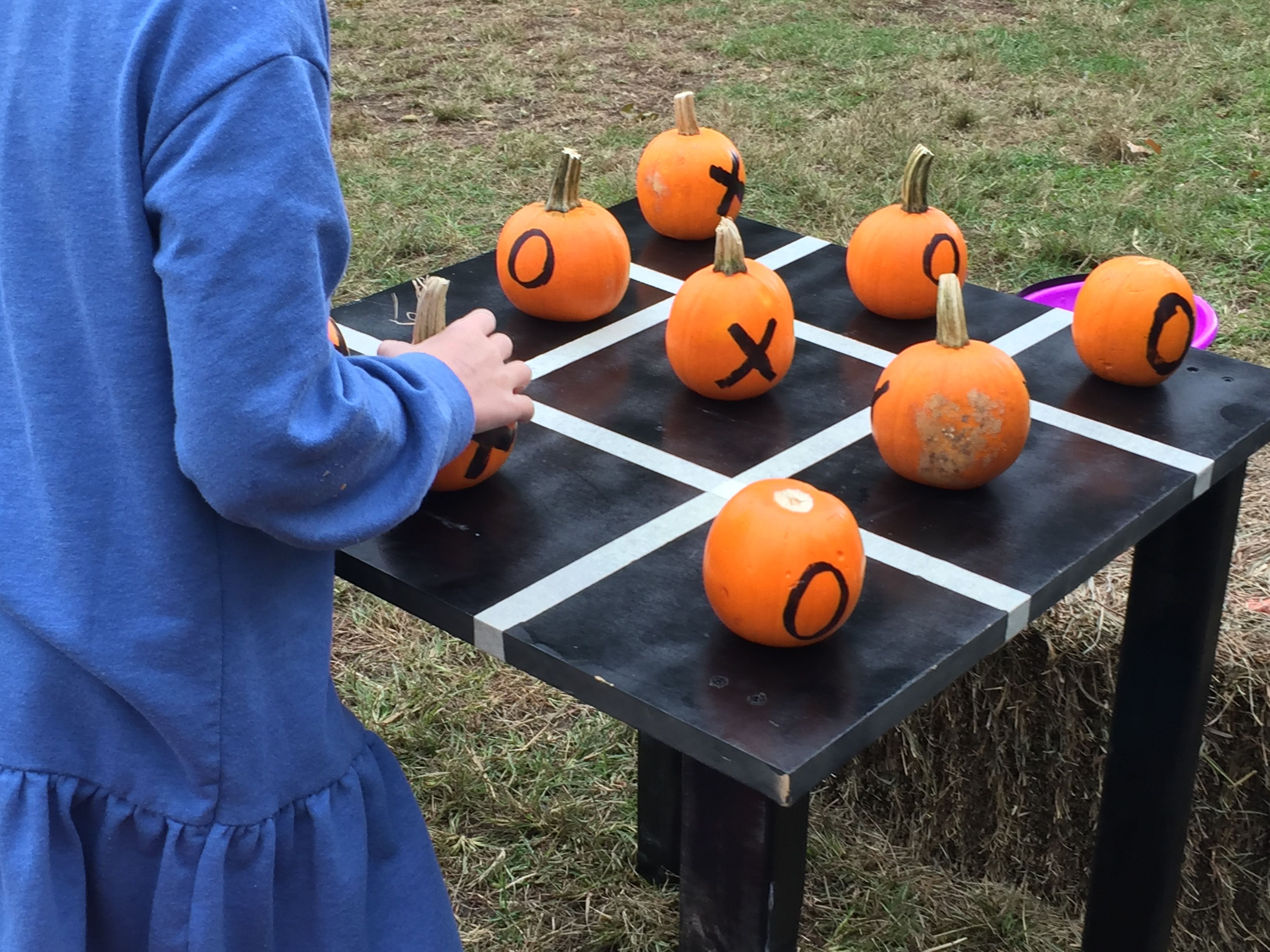 20 Of The Best Ideas For Diy Halloween Games For Kids Home Family   Pumpkin Tic Tac Toe 1561393173 