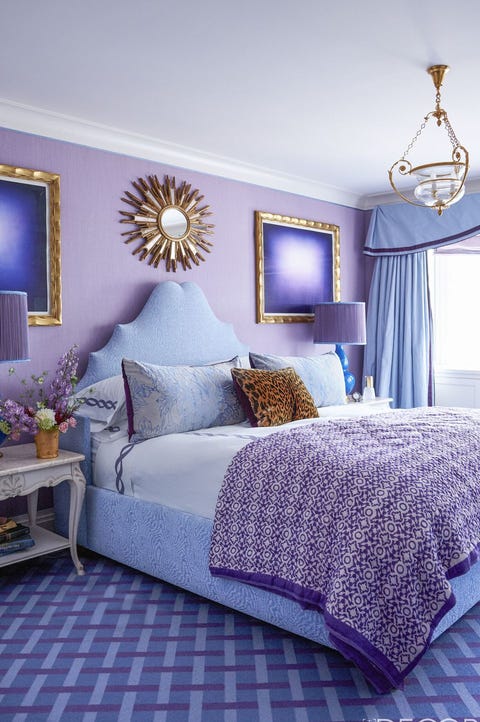 10 stylish purple bedrooms - ideas for bedroom decor in purple