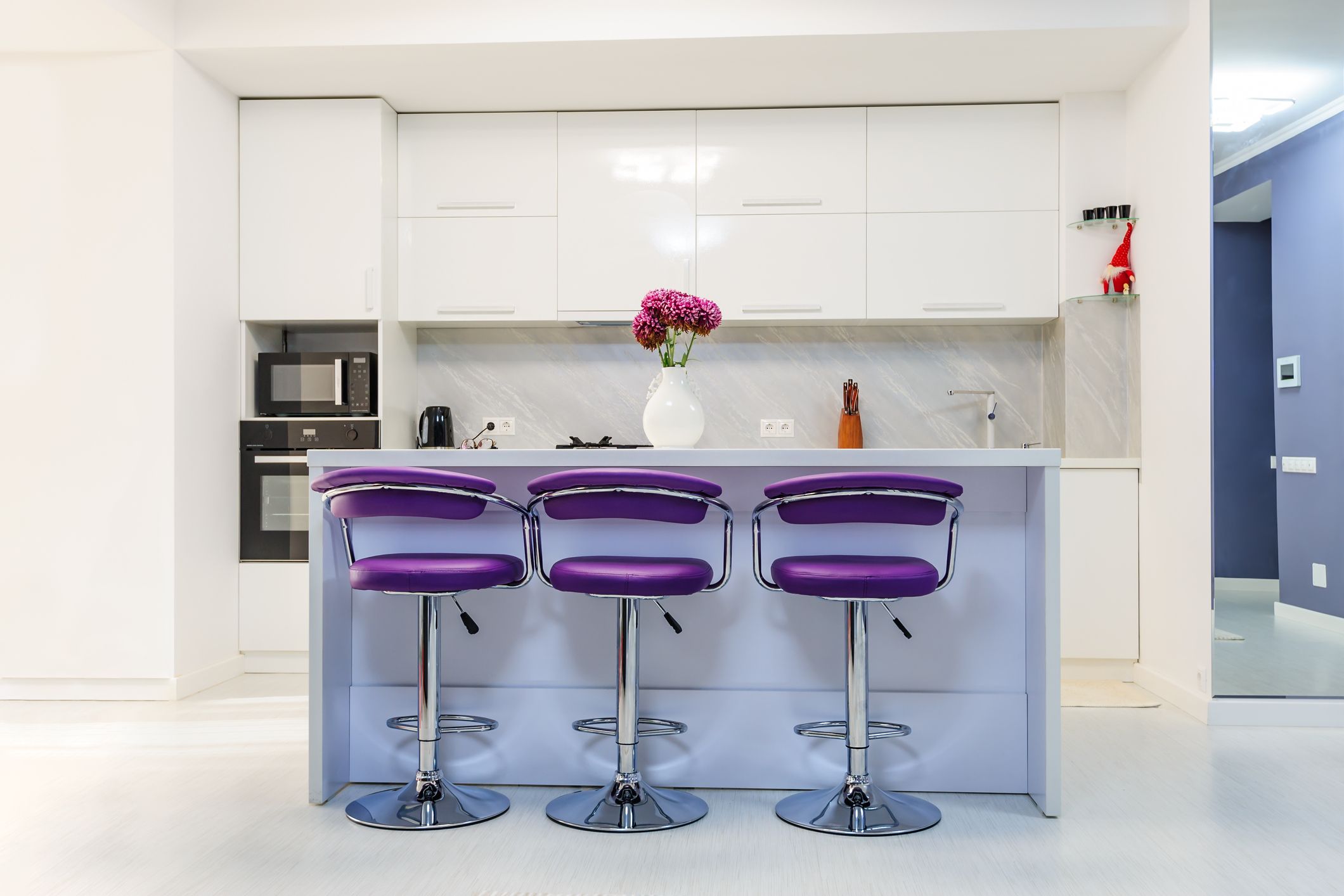 purple kitchen stools