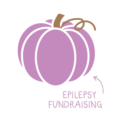 purple pumpkin for epilepsy fundraising