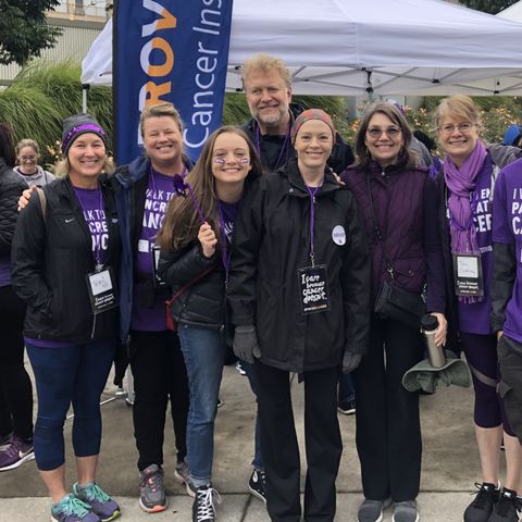 teri cettina at the purple strides for pancreatic cancer walk