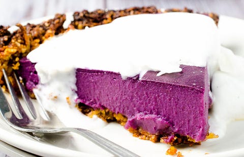 purple sweet potato pie purple sweet potato pie