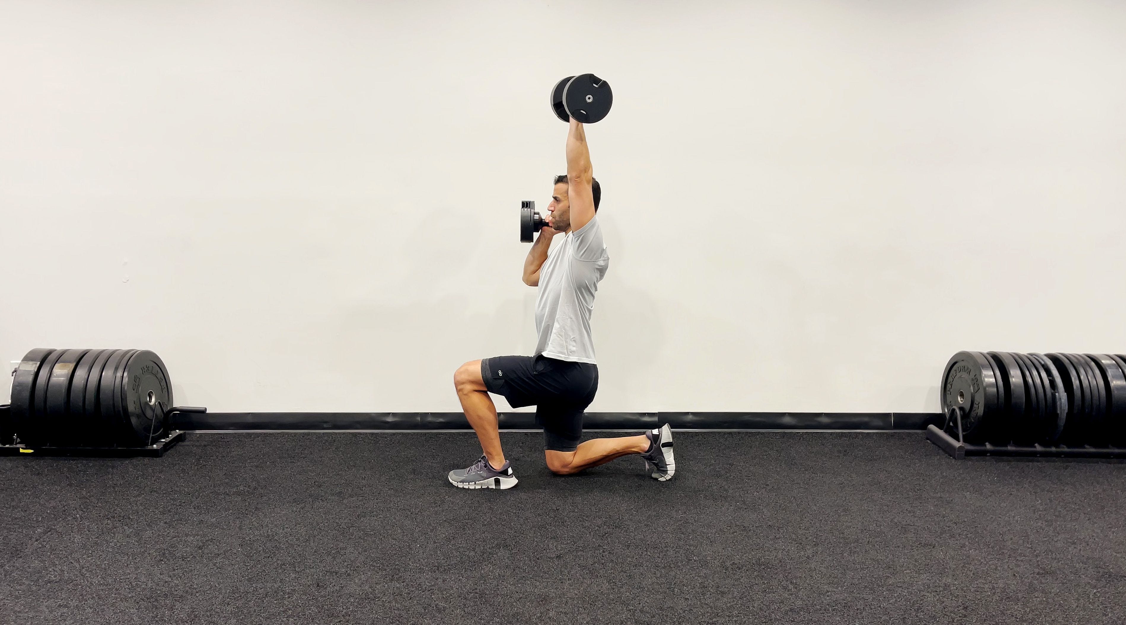 Increase Total-Body Strength With This Dumbbell Push Workout