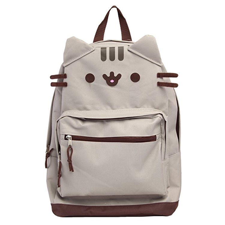 grey cat backpack