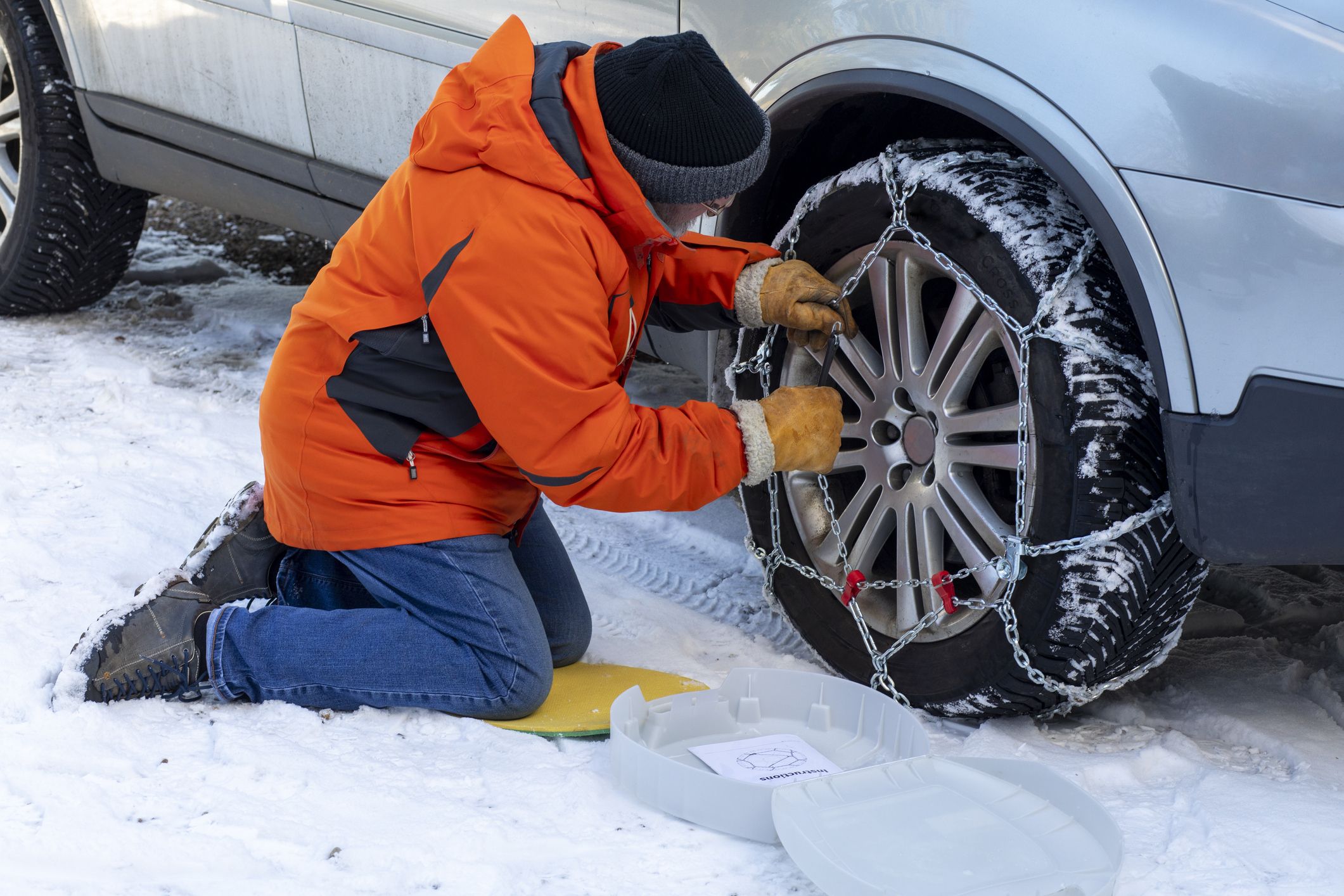 Reusable Anti Snow Chains of Car Snow Tire Chains for Car SUV Pickup Trucks Car 